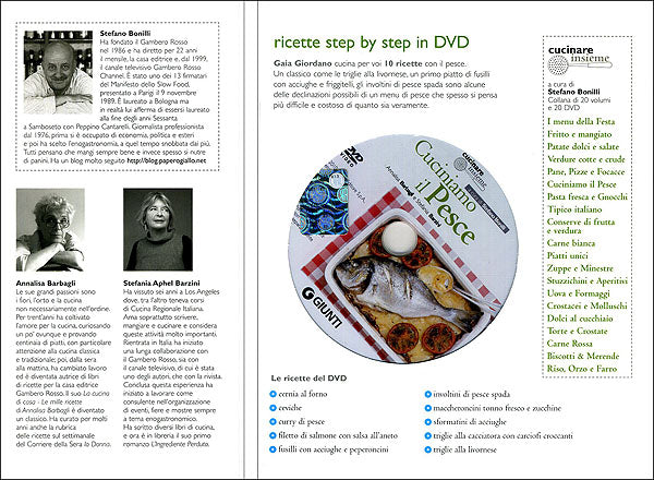 Cuciniamo il Pesce + DVD::Ricette step by step in DVD - Collana curata da Stefano Bonilli