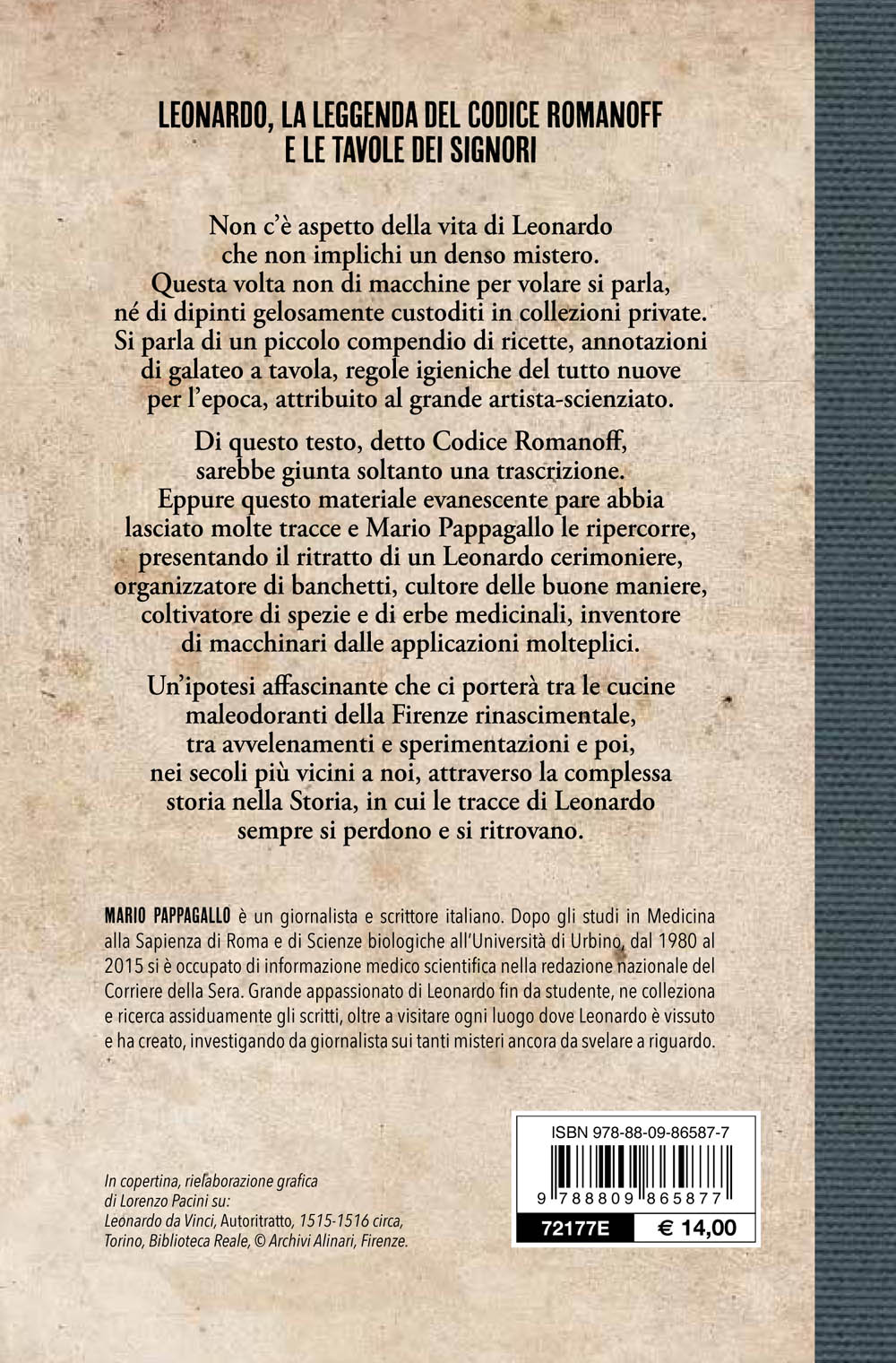 Il genio in cucina::Leonardo, la leggenda del Codice Romanoff e le tavole dei signori