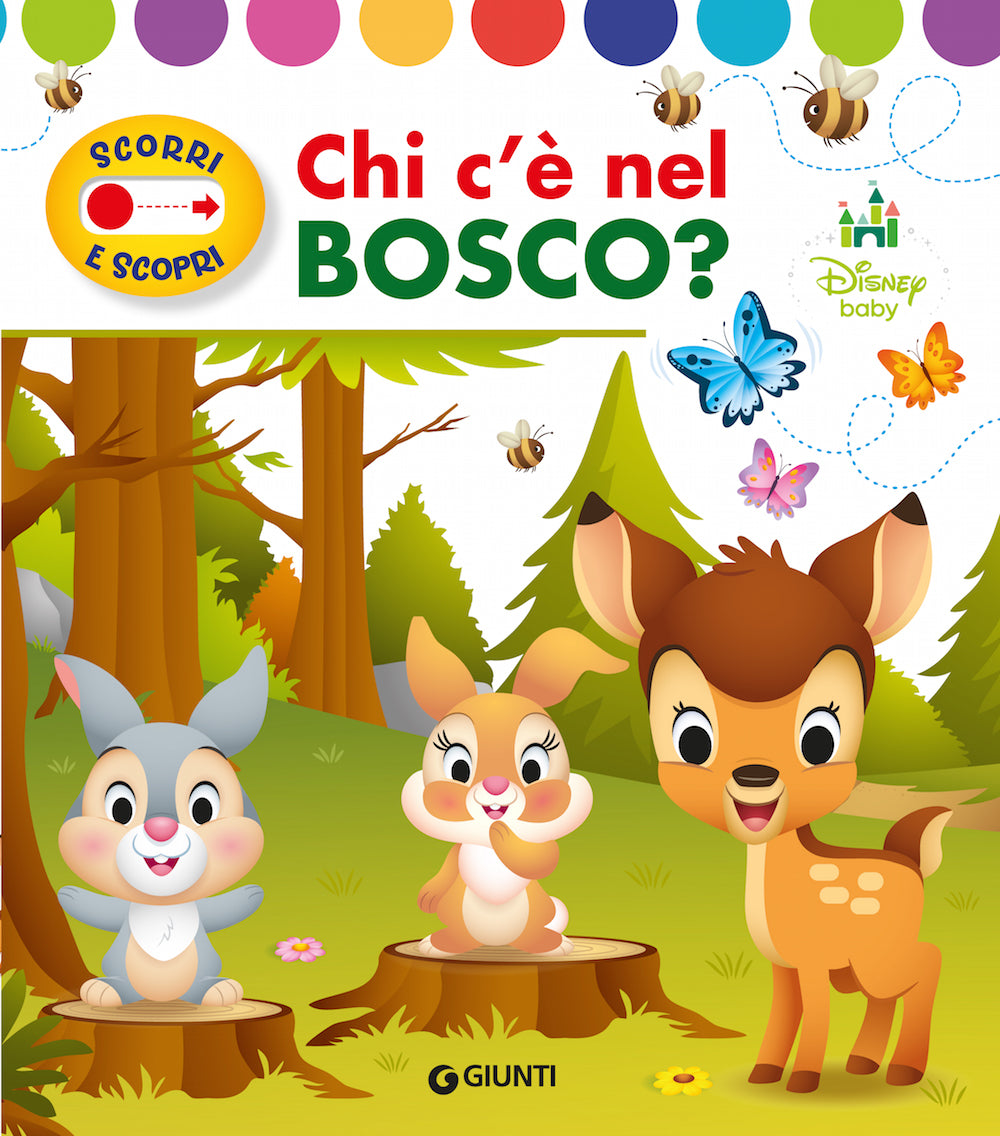 Disney Baby - Chi c'è nel bosco? Scorri e Scopri::con finestrelle scorrevoli