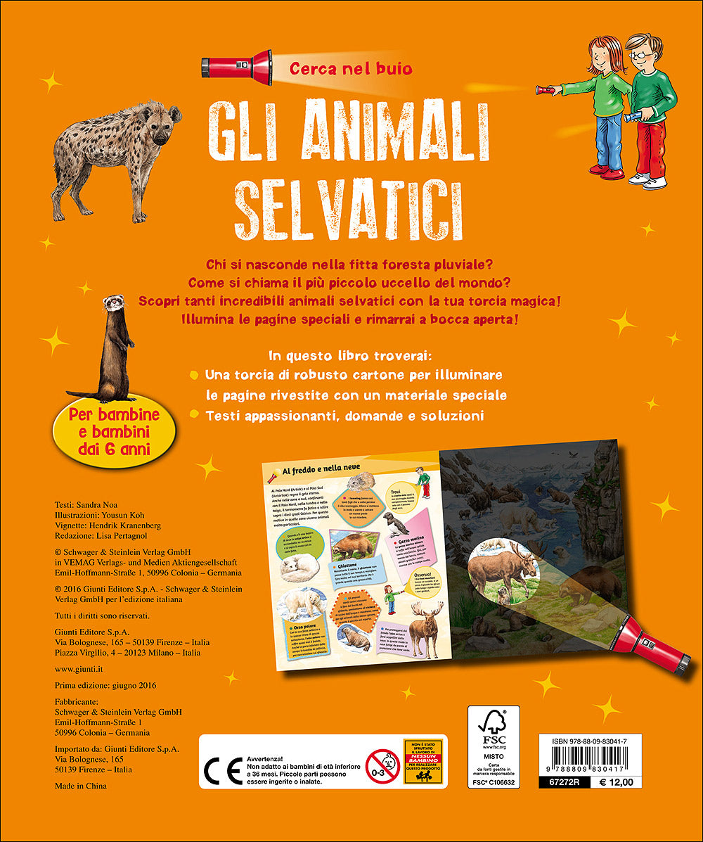 Gli animali selvatici::Illumina e scopri!