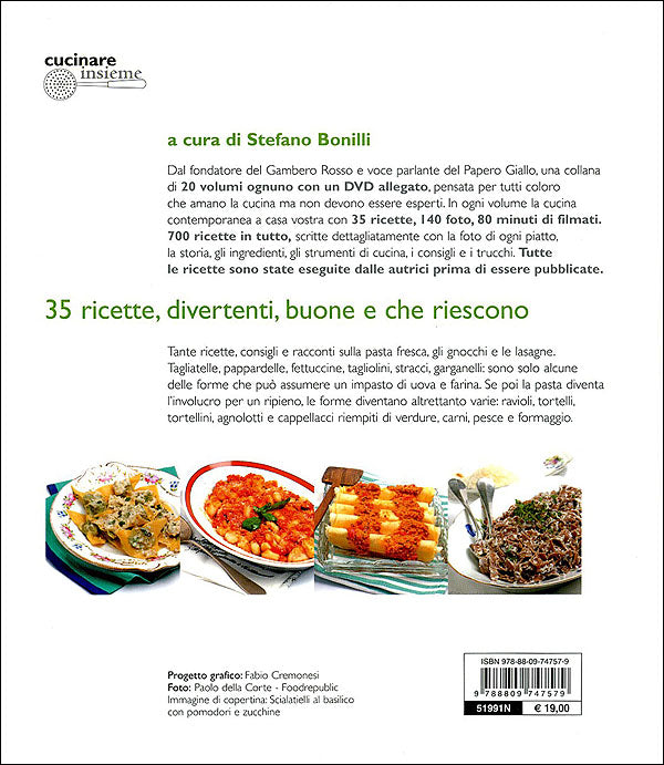 Pasta fresca e Gnocchi + DVD::Ricette step by step in DVD - Collana curata da Stefano Bonilli