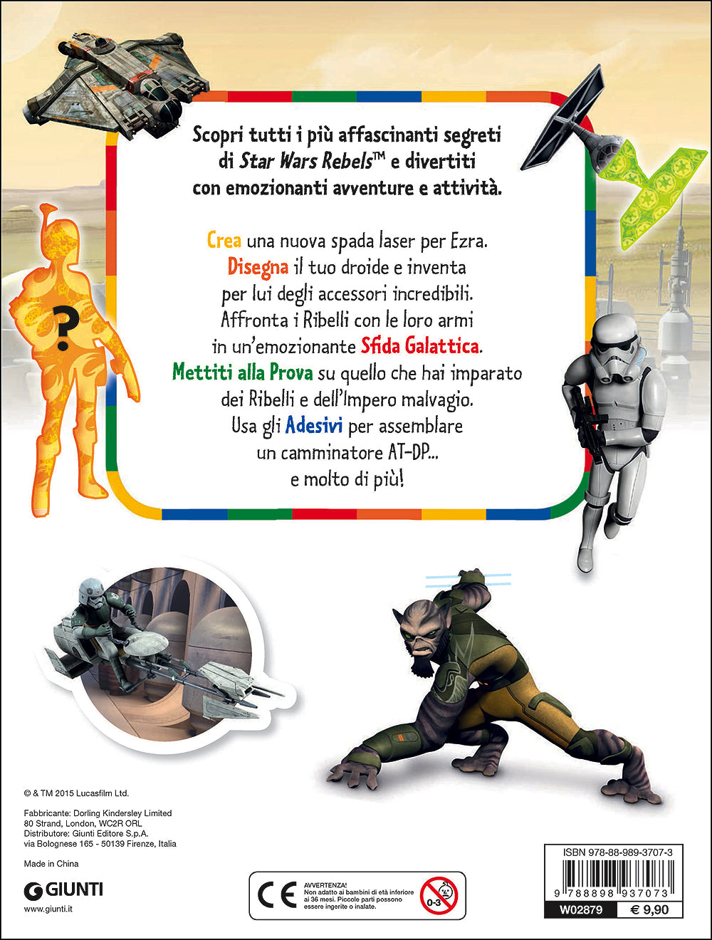 Star Wars Rebels - Gamefiles Collection::Con più di 500 adesivi