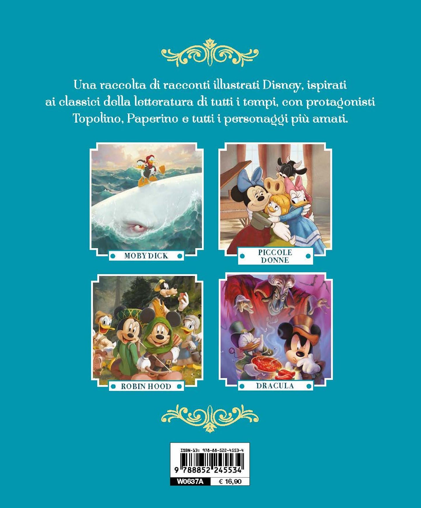 Classici della letteratura illustrati Disney::20.000 Leghe sotto i mari - Moby Dick - Piccole donne - Robin Hood - Dracula