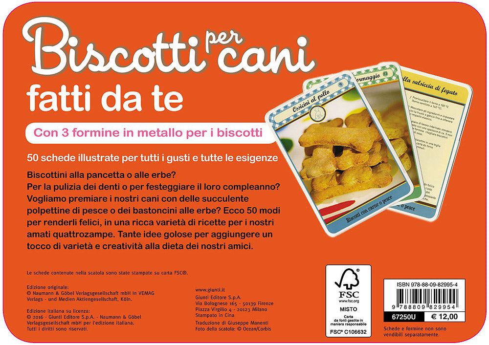 Biscotti per cani fatti da te::50 ricette sane e naturali per il tuo migliore amico - Con 3 formine