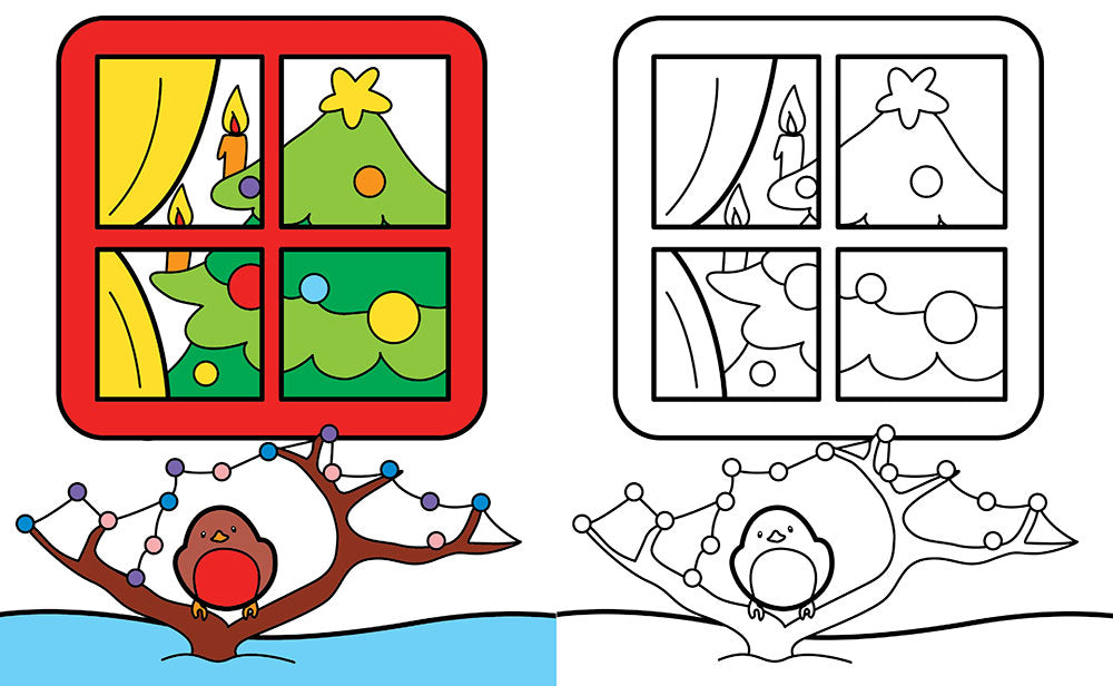 Natale da colorare::Alberi di Natale - Personaggi natalizi - Regali - Addobbi e... - 144 pagine di puro divertimento!
