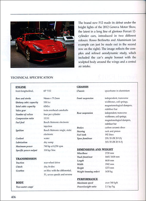 All the cars Ferrari. A complete guide::New updated edition