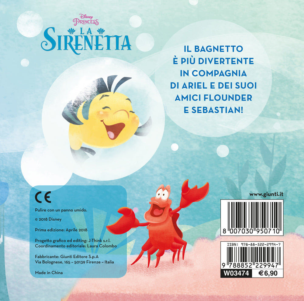 Il libro bagnetto - La Sirenetta