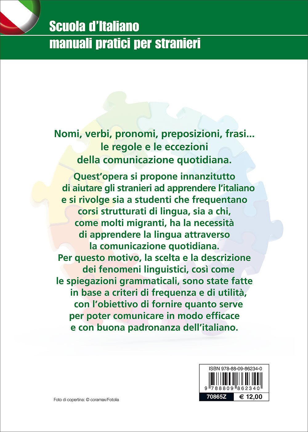 Grammatica italiana per stranieri::Articolo, aggettivo, sostantivo, verbo