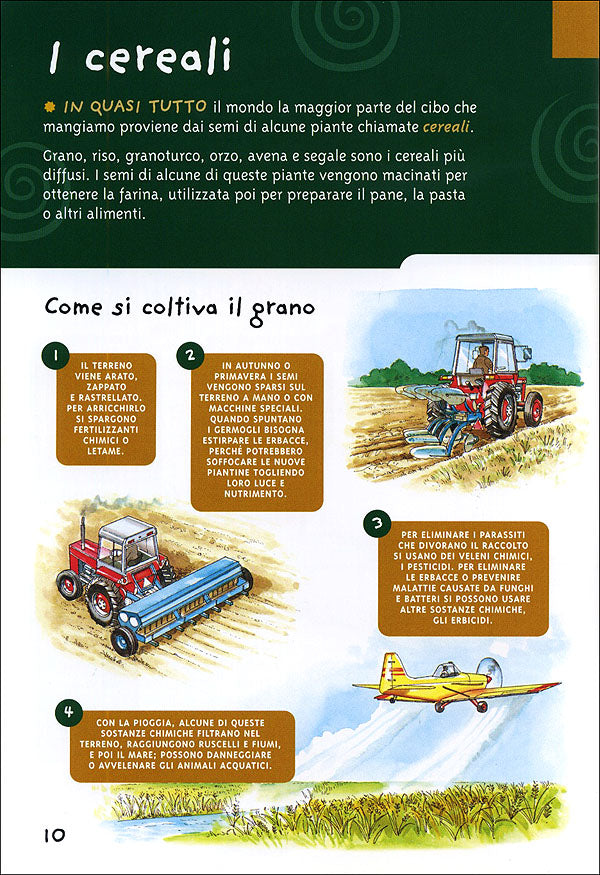 Alimenti::Perché mangi? Cos'è la dieta equilibrata? Da dove proviene il cibo che cuciniamo? Quali sono gli effetti dell'agricoltura sull'ambiente? Come puoi fare il compost?