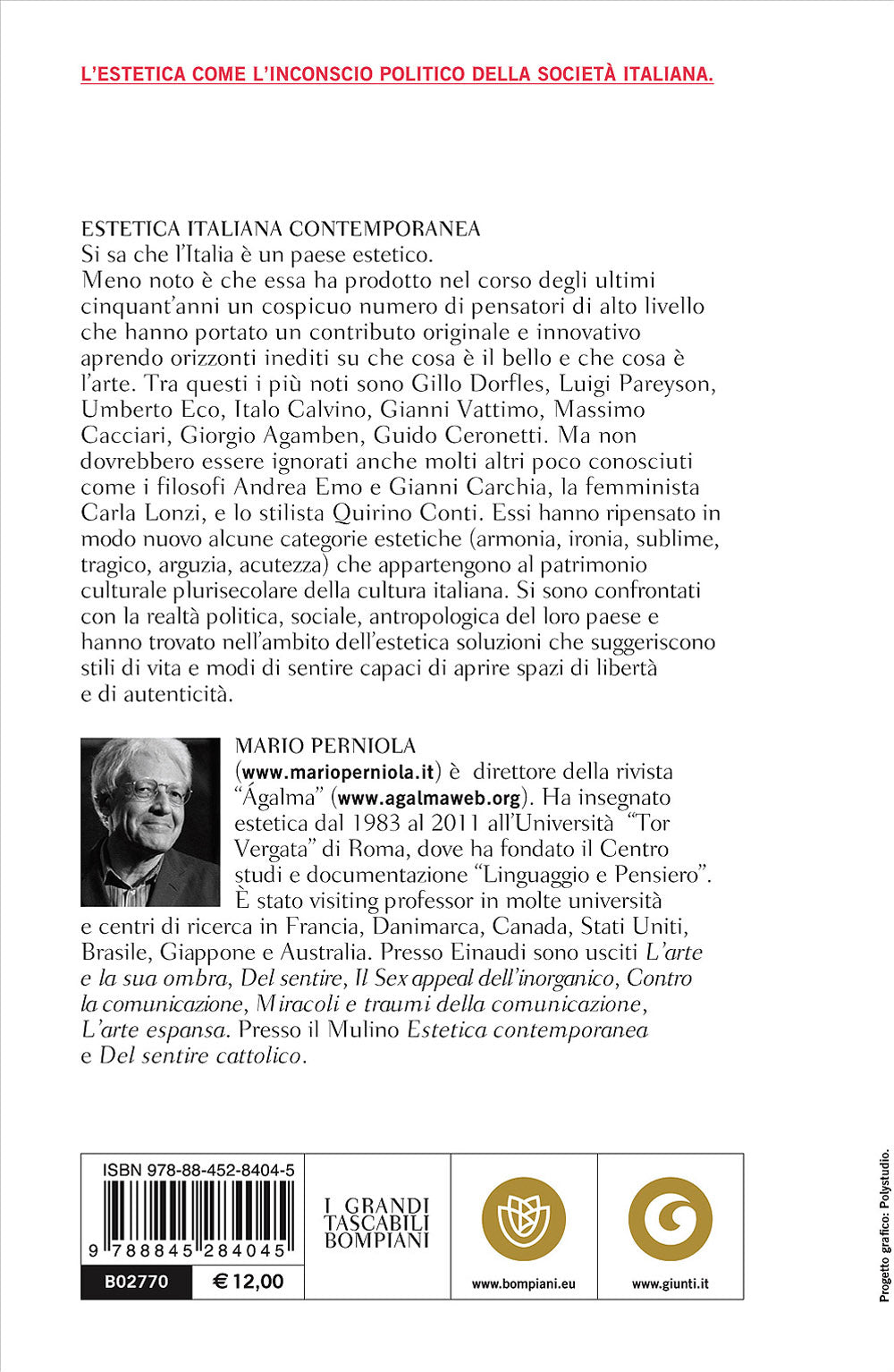 Estetica italiana contemporanea::Trentadue autori che hanno fatto la storia degli ultimi cinquant'anni