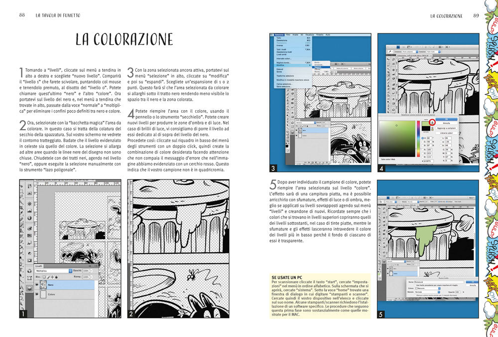 Corso di fumetto::Materiali - Metodi - Realizzazioni