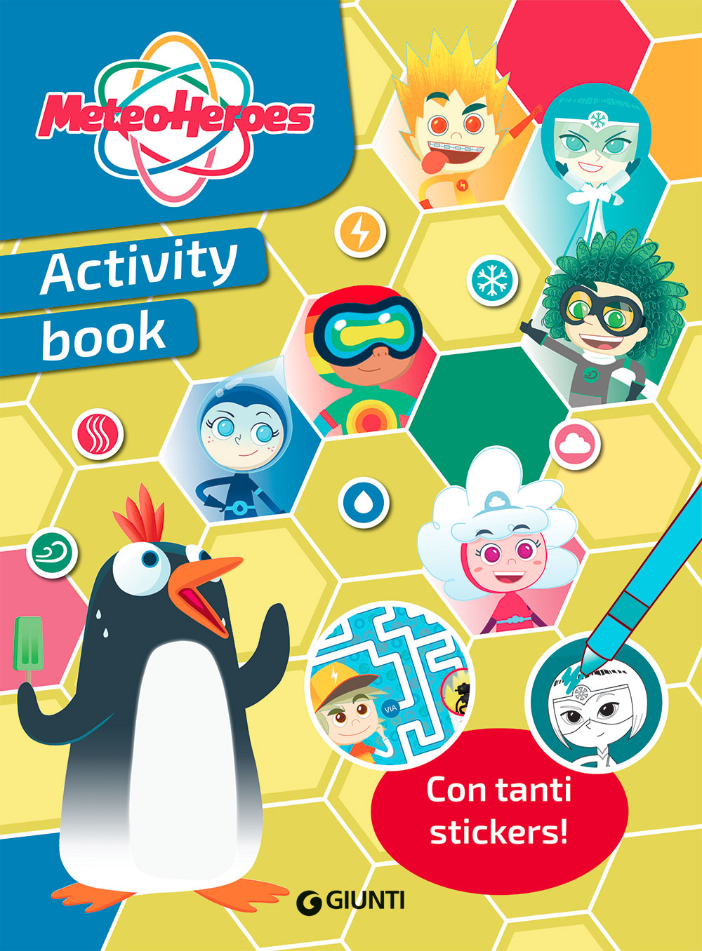 Meteoheroes. Activity Book ::con stickers