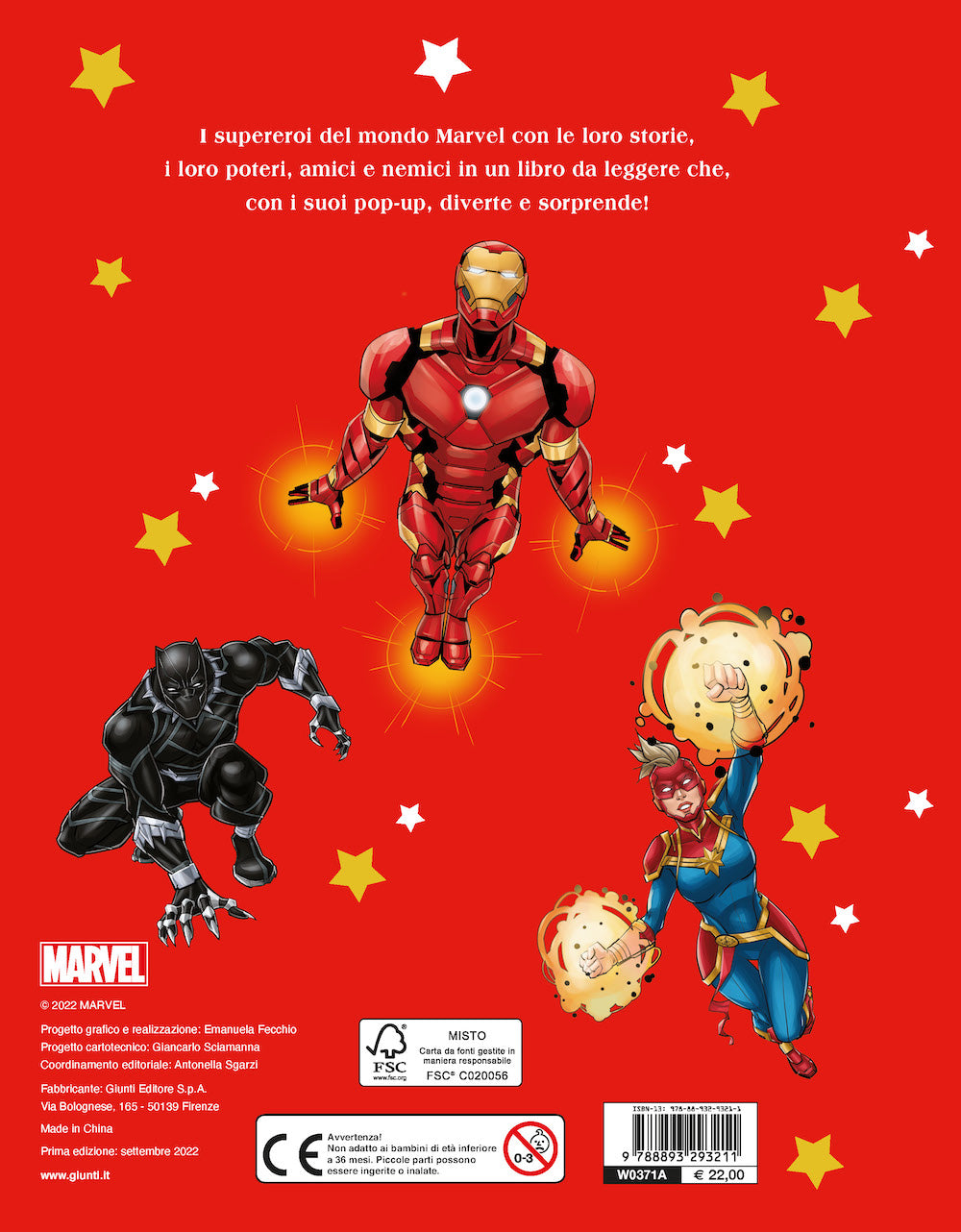 Marvel Libro Pop-up::Supereroi in 3D