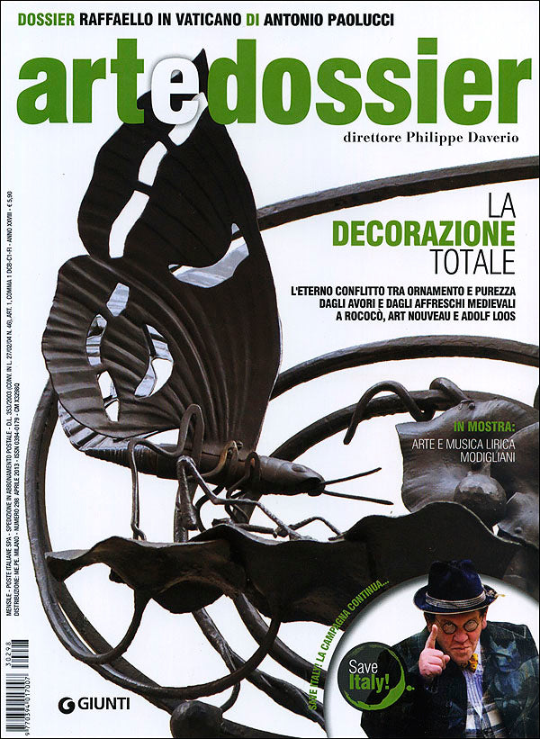 Art e dossier n. 298, aprile 2013::allegato a questo numero il dossier: Raffaello in Vaticano di Antonio Paolucci