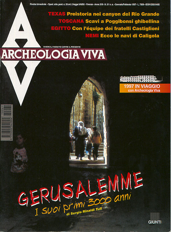 Archeologia Viva n. 61 - gennaio/febbraio 1997::Rivista bimestrale