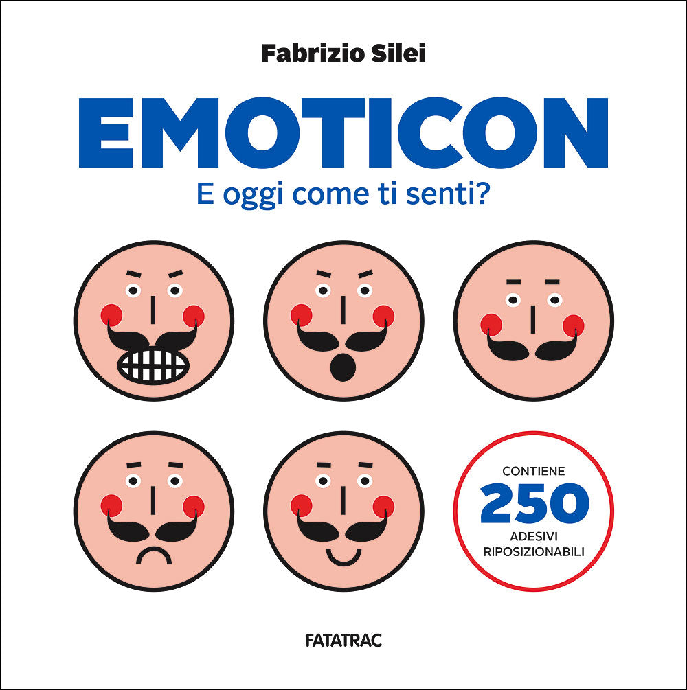 Emoticon::E oggi come ti senti? Contiene 250 adesivi riposizionabili