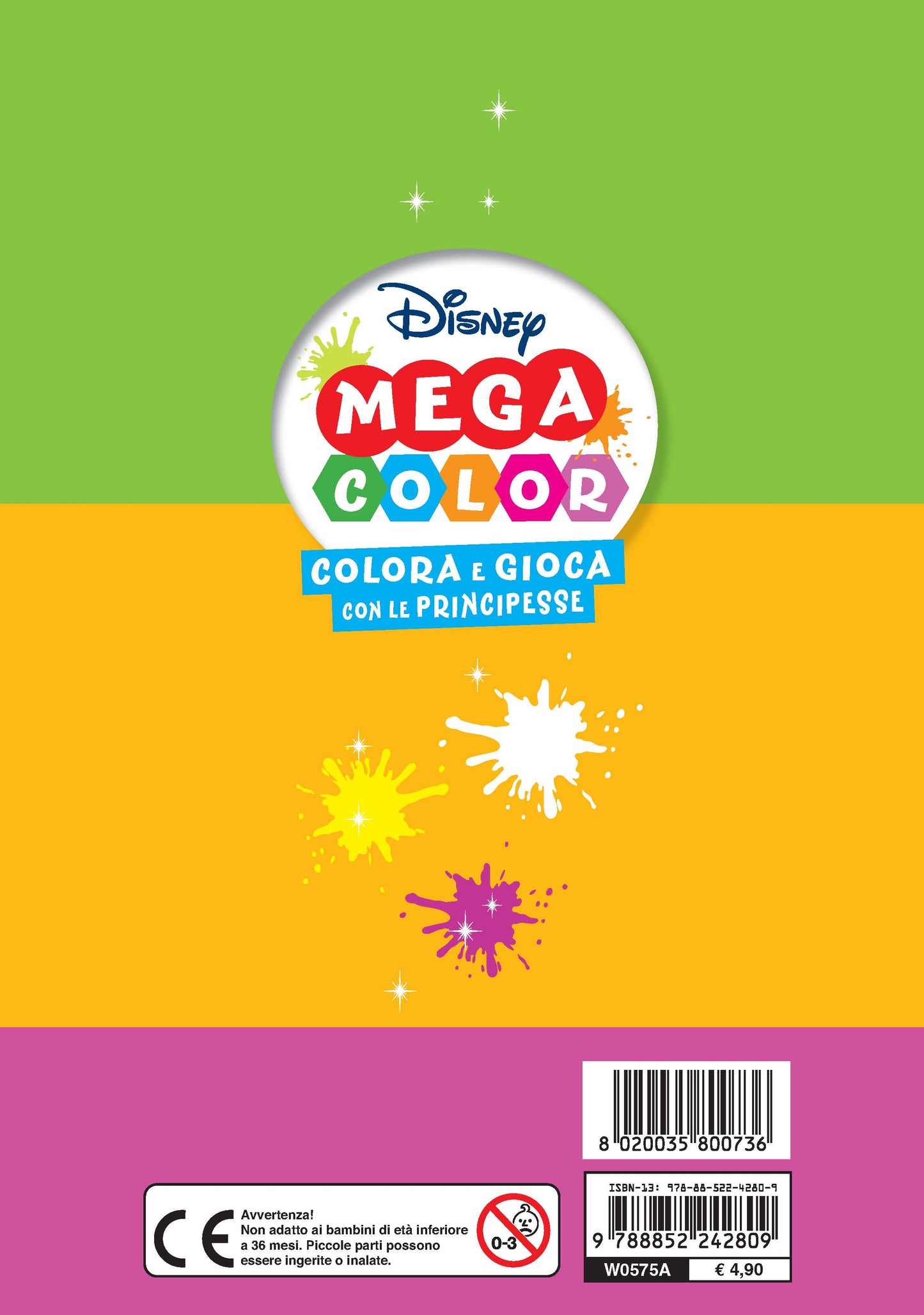 Mega Color Disney Princess::Colora e gioca con le Principesse