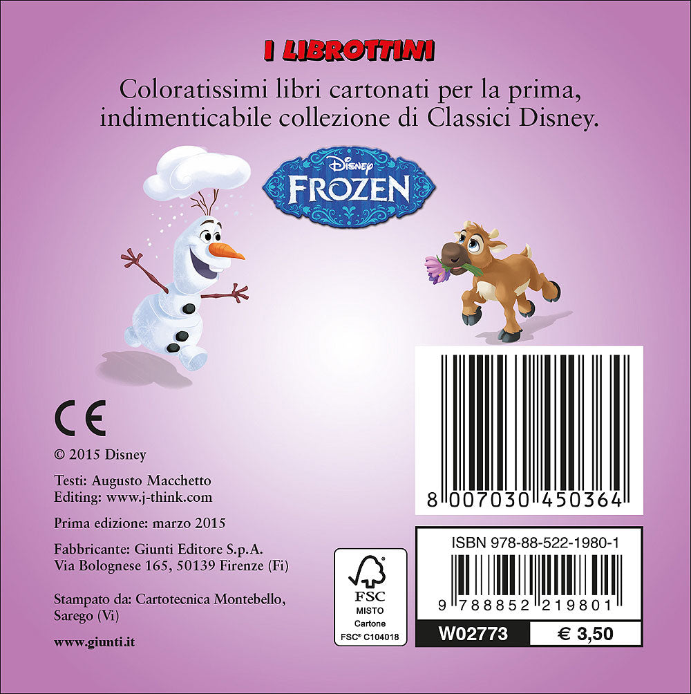 I Librottini - Frozen di Giunti Edizioni 