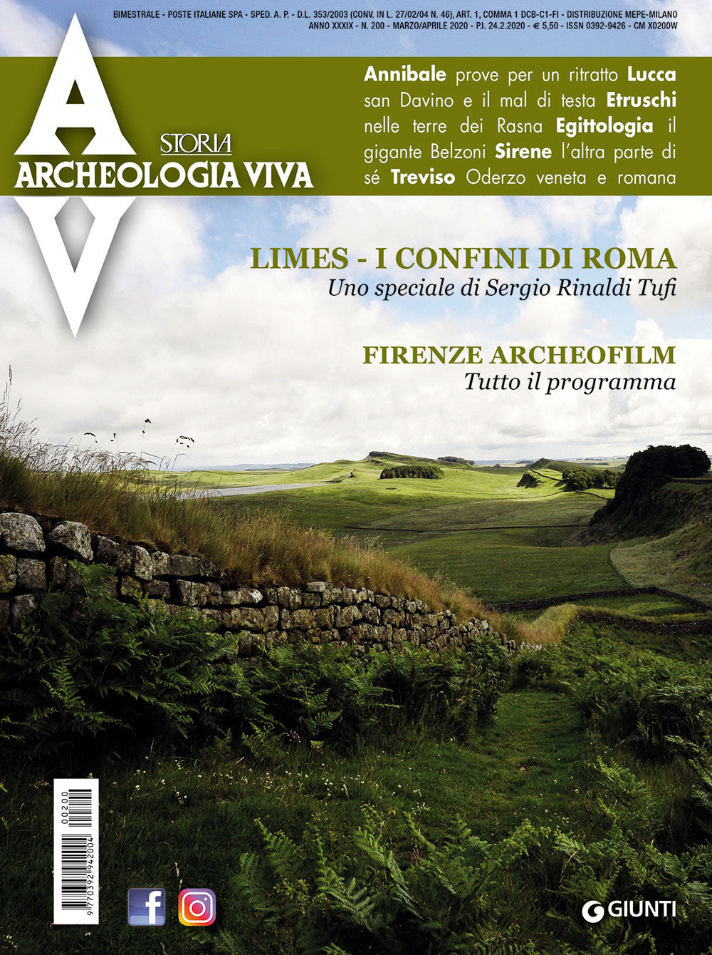 Archeologia Viva n. 200 - marzo/aprile 2020::Rivista bimestrale