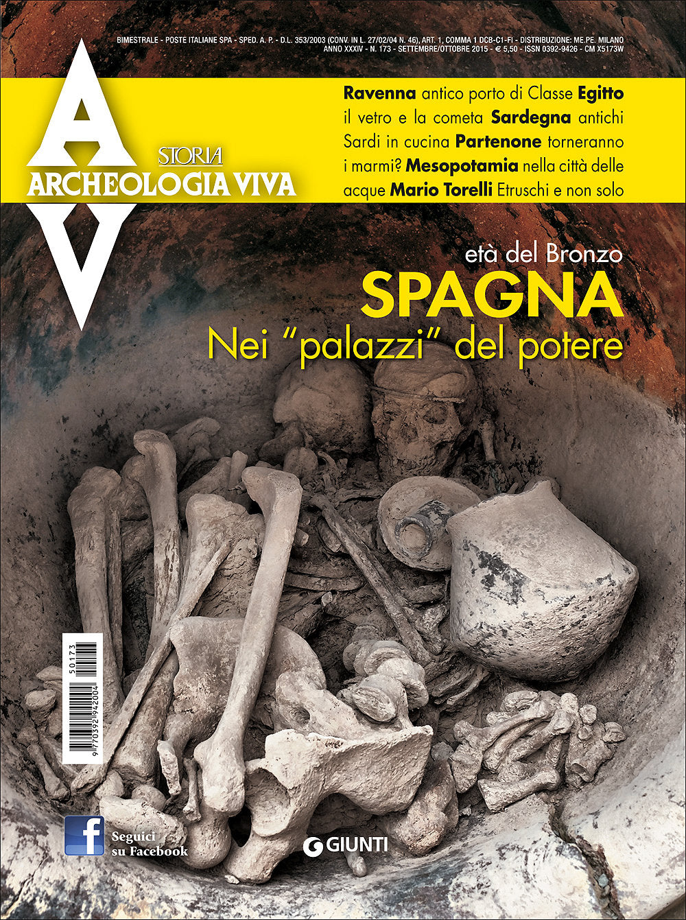 Archeologia Viva n. 173 - settembre/ottobre 2015::Rivista bimestrale