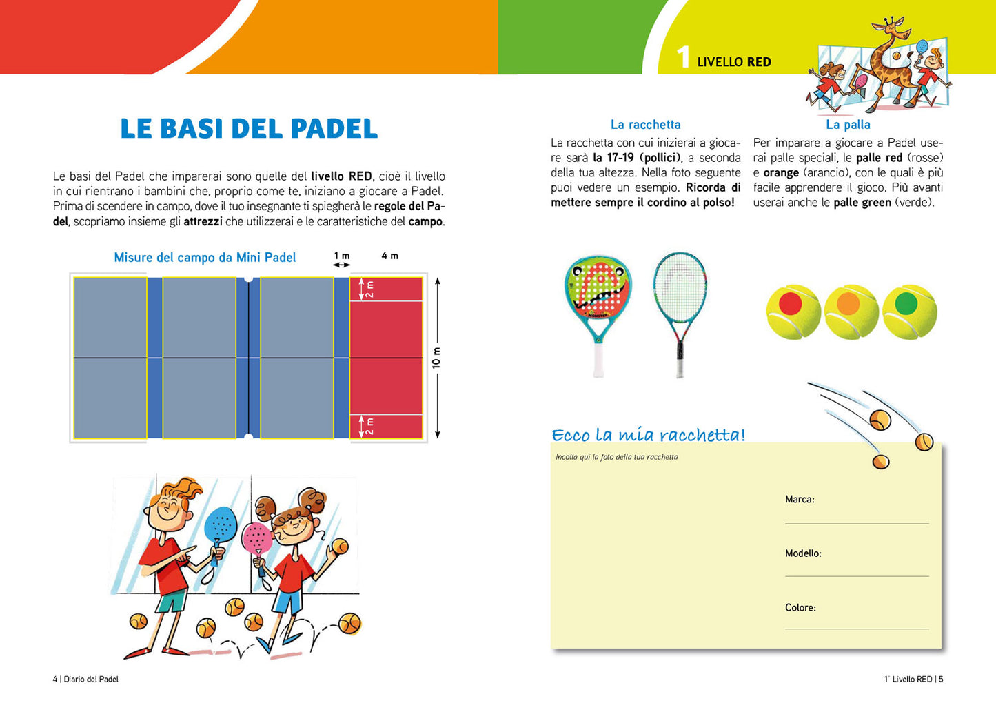 Diario del Padel livello 1