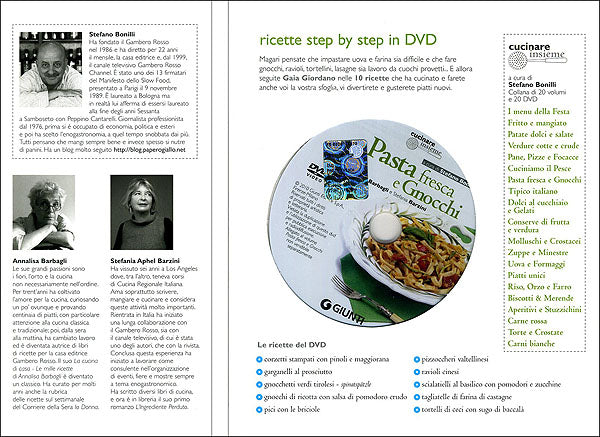 Pasta fresca e Gnocchi + DVD::Ricette step by step in DVD - Collana curata da Stefano Bonilli