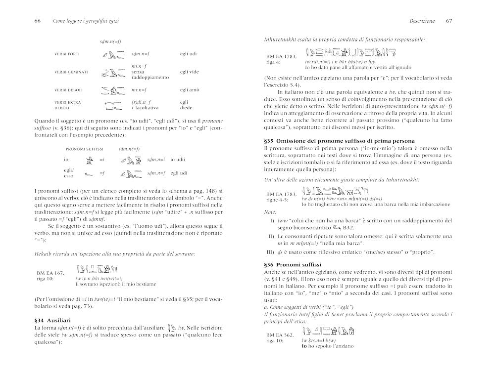 Come leggere i geroglifici egizi::manuale tecnico e pratico