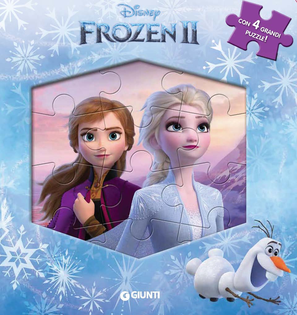 Frozen 2 - Libro Maxi puzzle::Con 4 grandi puzzle