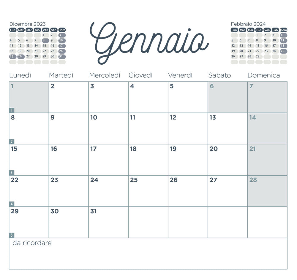 Calendario Cuccioli desk 2024 da tavolo (17 x 16 cm)