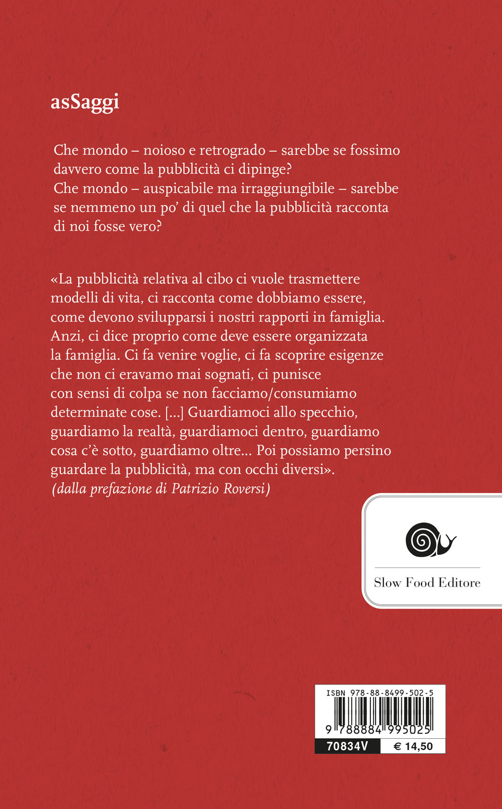 Che mondo sarebbe::Pubblicità del cibo e modelli sociali