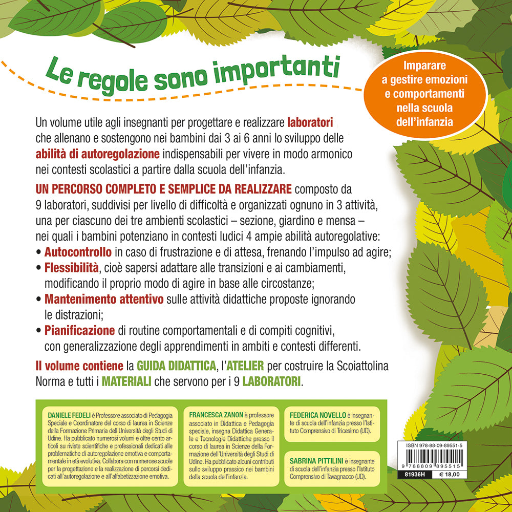 Le regole sono importanti::Imparare a gestire emozioni e comportamenti nella Scuola dell'Infanzia