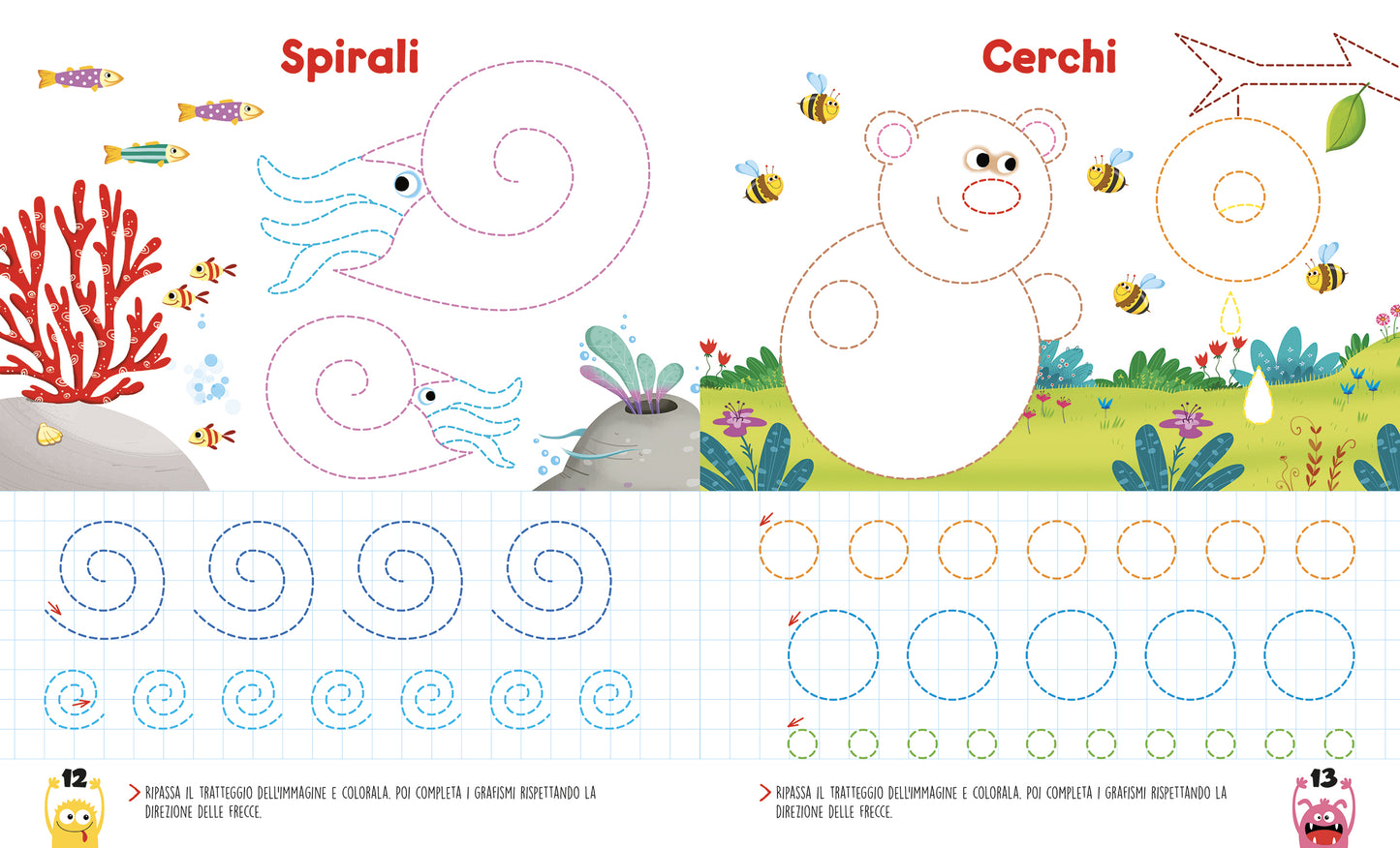 Lettere e numeri::Attività, giochi, pregrafismi, lettere e numeri