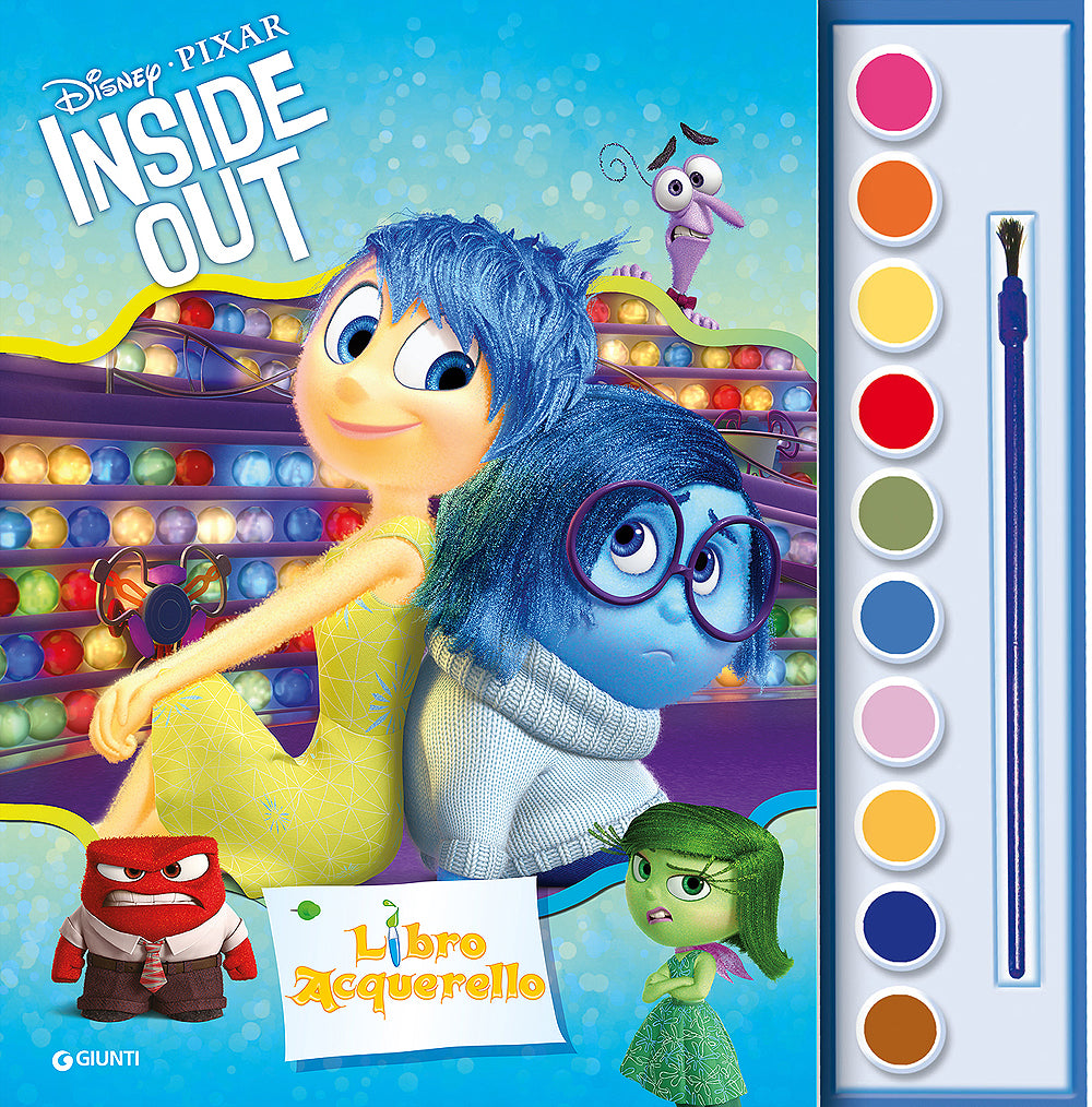 Libro Acquerello - Inside Out::Contiene 10 acquerelli e un pennello