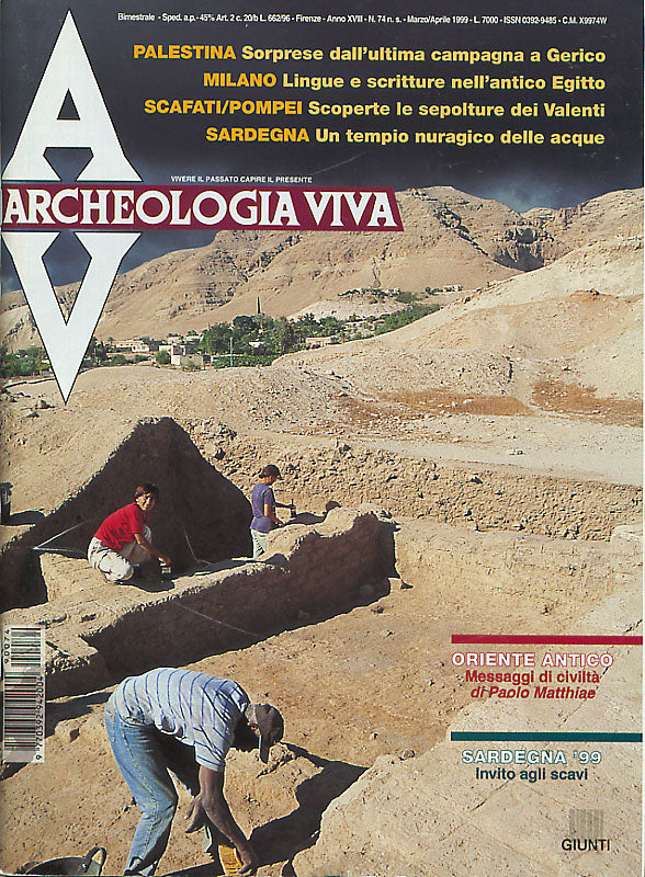 Archeologia Viva n. 74 - marzo/aprile 1999::Rivista bimestrale