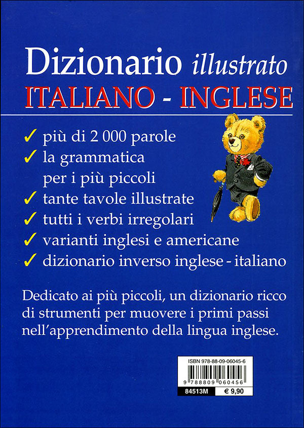 Dizionario illustrato Italiano Inglese::illustrato da Tony Wolf