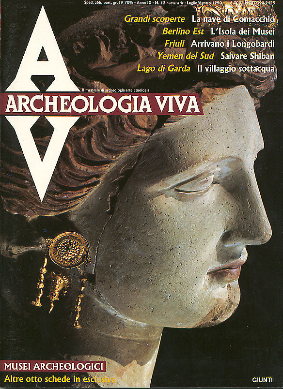 Archeologia Viva n. 12 - luglio/agosto 1990::Rivista bimestrale