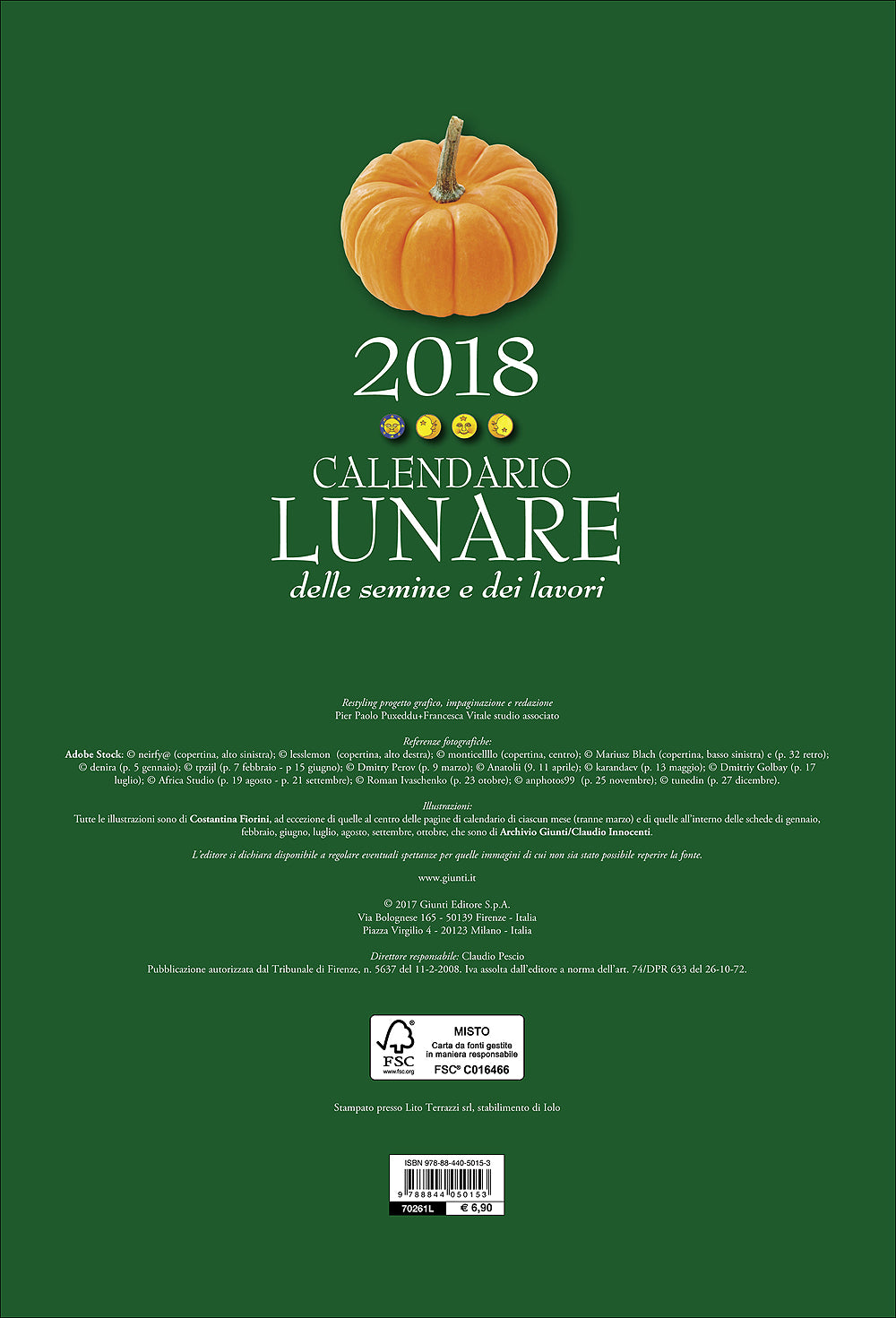 Calendario Lunare delle semine e dei lavori 2018::12 mesi di cose da fare