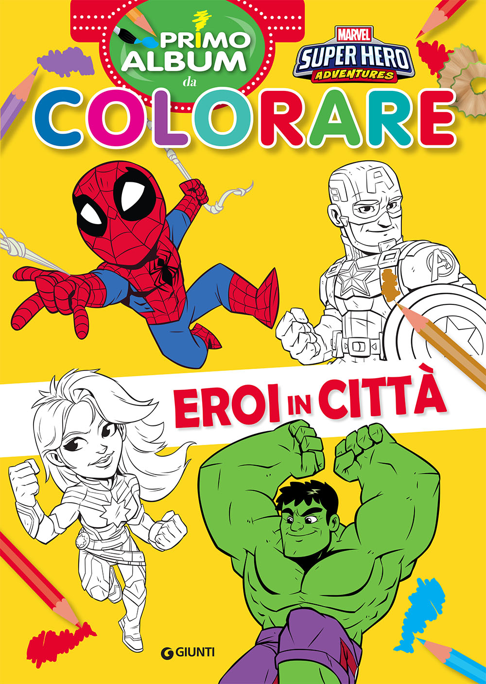 Primo album da colorare Marvel Super Hero Adventures::Eroi in città