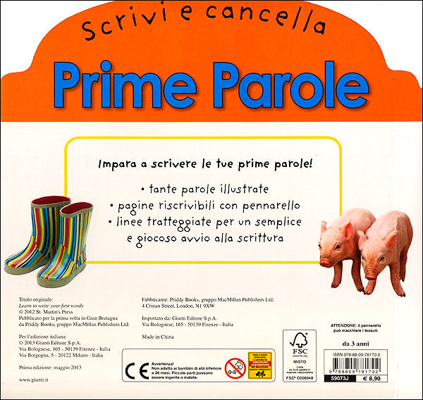 Prime Parole::Con pennarello in blister