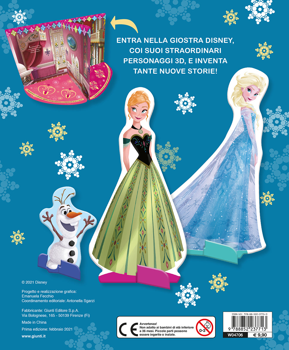 Libro carosello Disney Frozen - Alla scoperta del castello di Arendelle::Costruisci e crea la tua storia