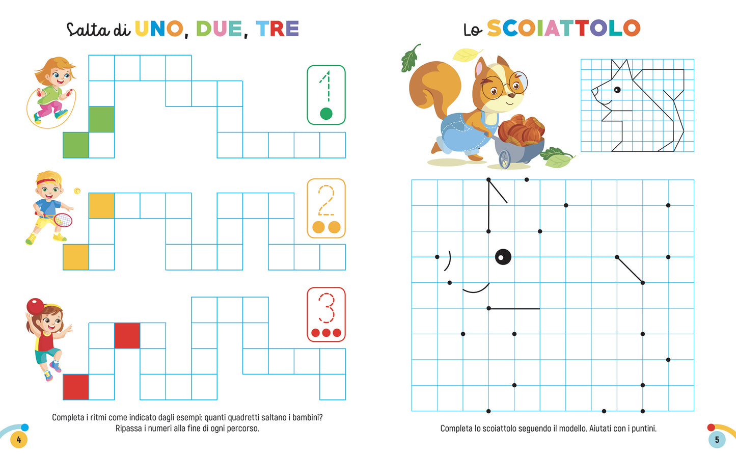 Giochi e attività a quadretti