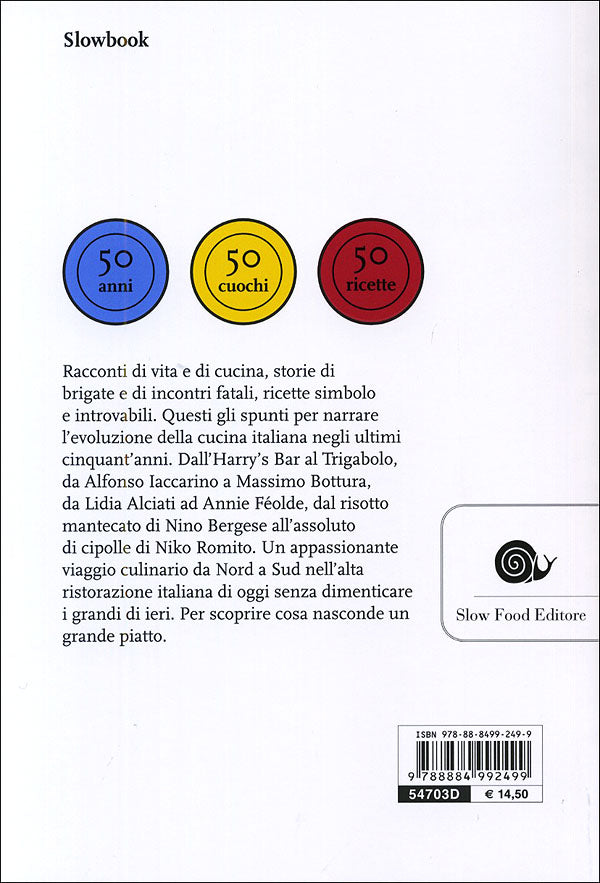 Cronache golose::Vite e storie di cuochi italiani - Presentazione di Alessandro Baricco