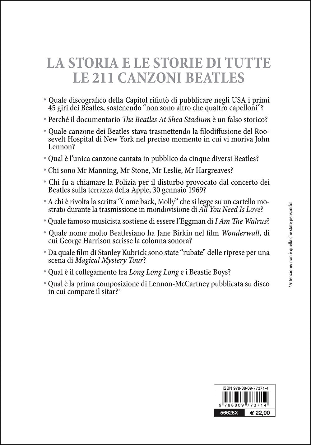 Il libro bianco dei Beatles::La storia e le storie di tutte le canzoni