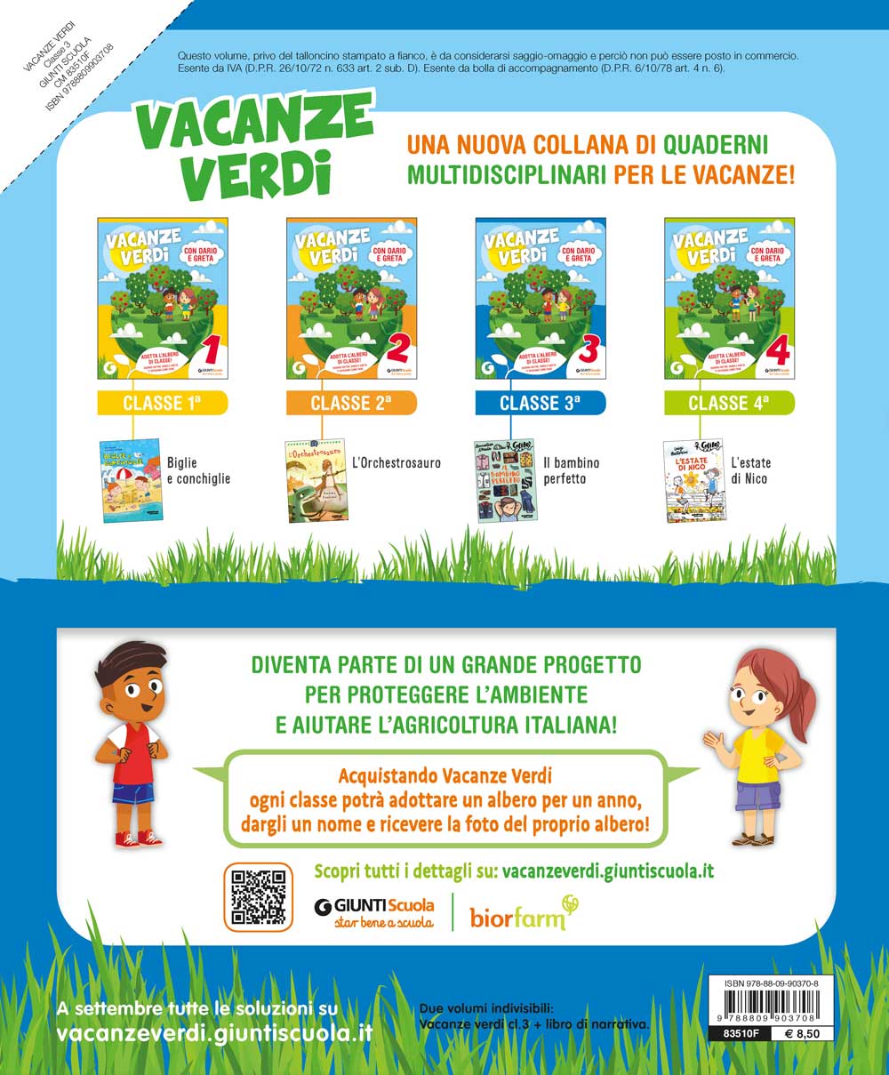 Vacanze Verdi 3 + Il bambino perfetto::Quaderni multidisciplinari per le vacanze