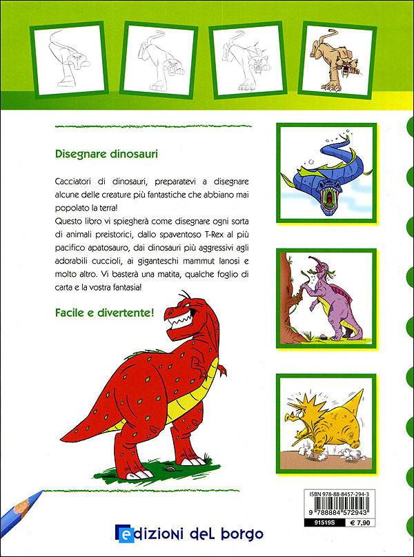 Disegnare dinosauri::Corso di disegno per principianti