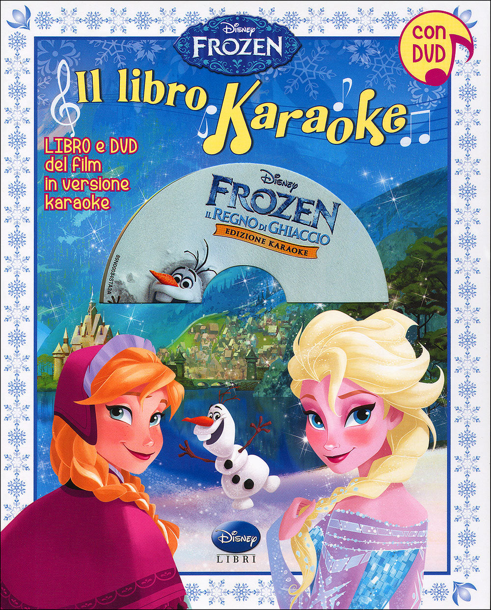 Frozen - Il libro karaoke + DVD::Libro e DVD del film in versione karaoke