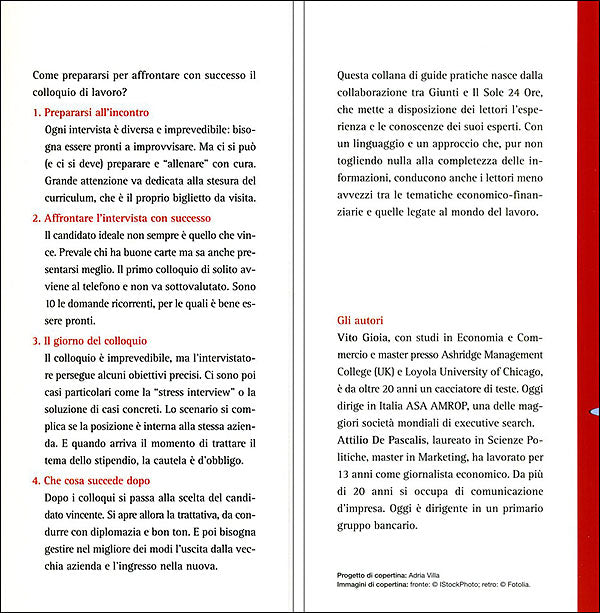 Sostenere con successo il colloquio di lavoro::Obiettivo lavoro