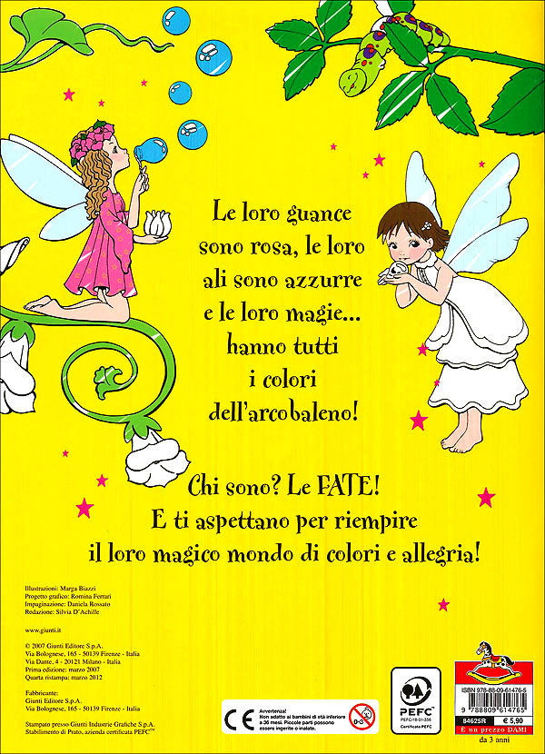 Il Superlibro delle Fate da colorare::Con 6 bacchette magiche da ritagliare! - Illustrazioni di Marga Biazzi