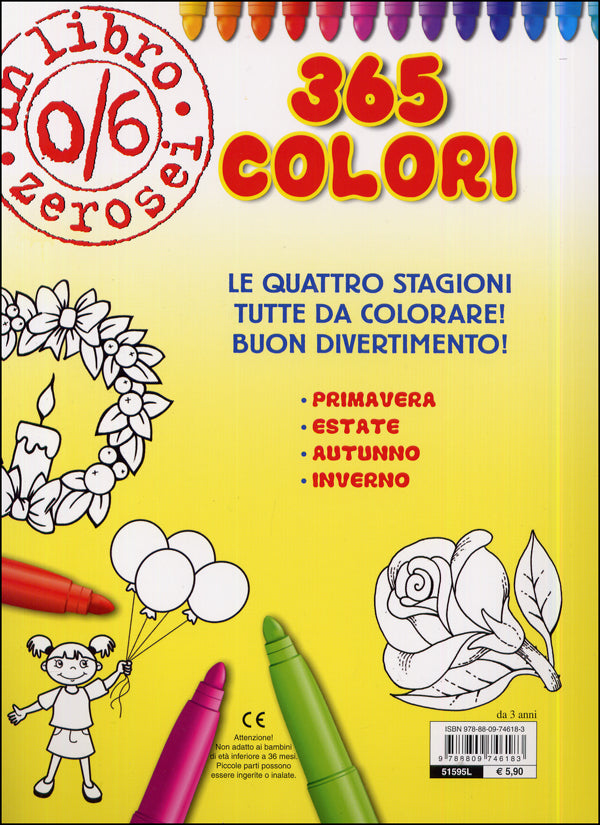 365 Colori::La quattro stagioni tutte da colorare!