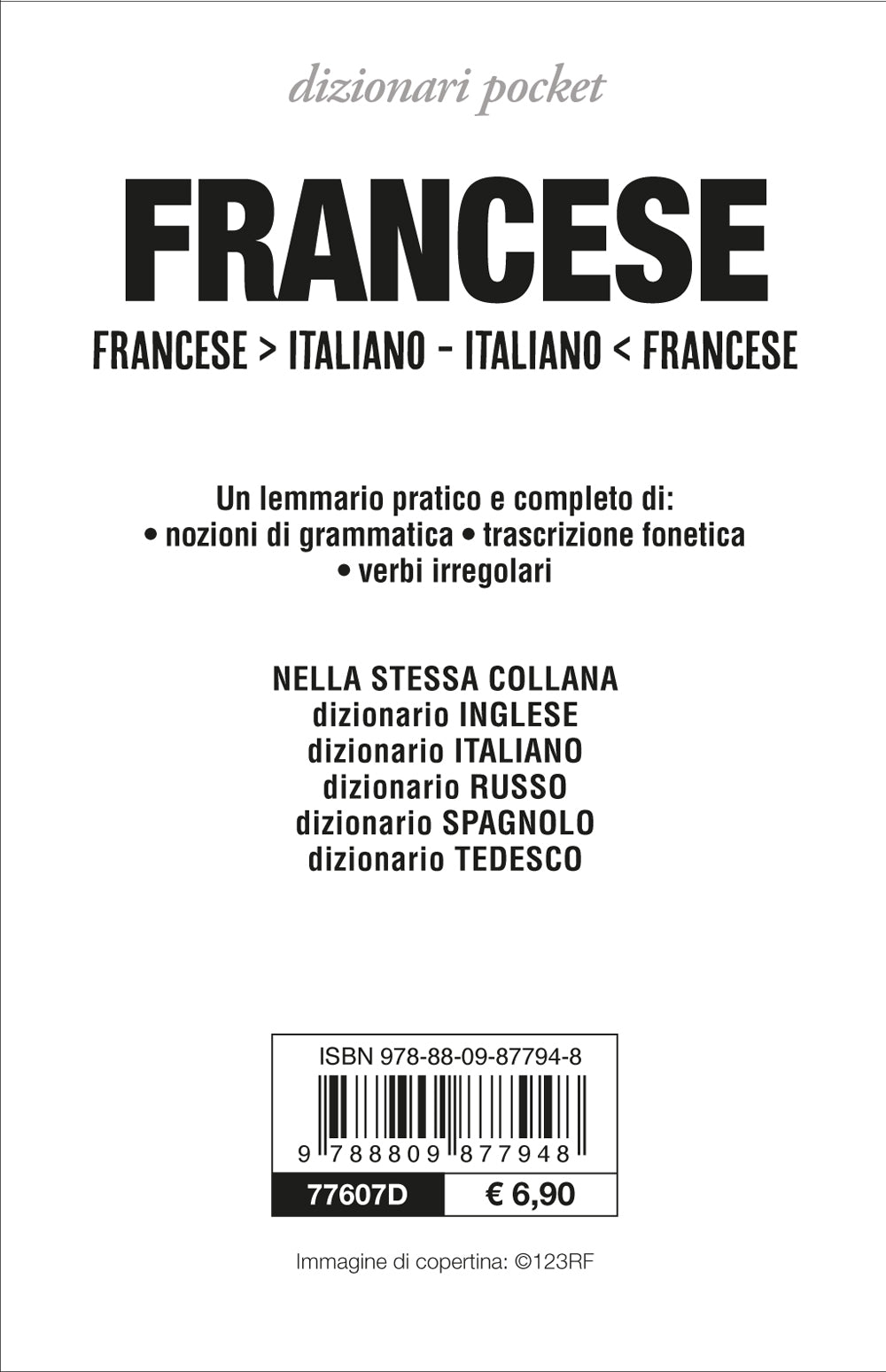 Dizionario francese. Francese-italiano, italiano-francese. Ediz. bilingue:  9788874936151 - AbeBooks